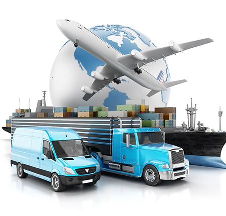 Airplane, truck and ships | Freight Services